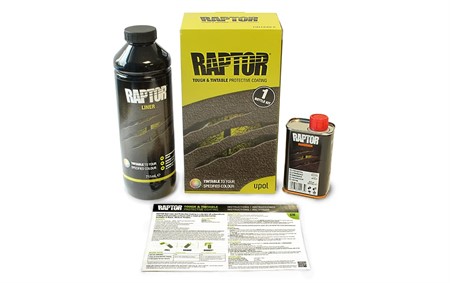 Raptor Truckbed Liner Svart 1L Kit